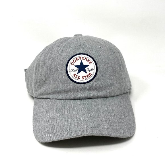 Converse Other - Converse Chuck Baseball Heather Grey Hat Cap Chevr 10008474-A24